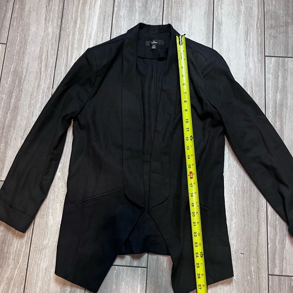 Lulus Miss Punctuality Black Lightweight Blazer Size Medium - Picture 4 of 6